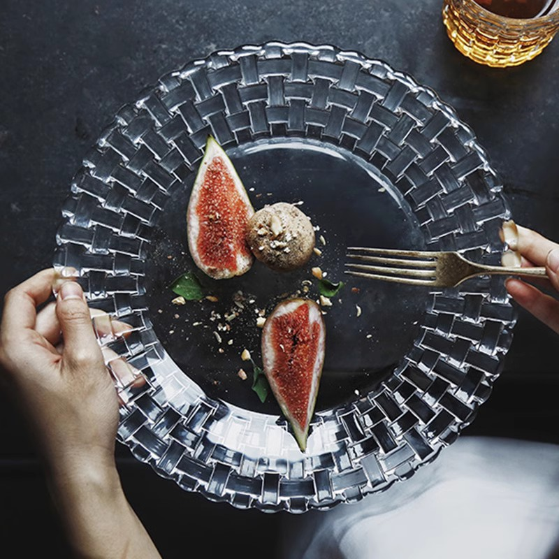 Crystal Weave Glass Plate image 0