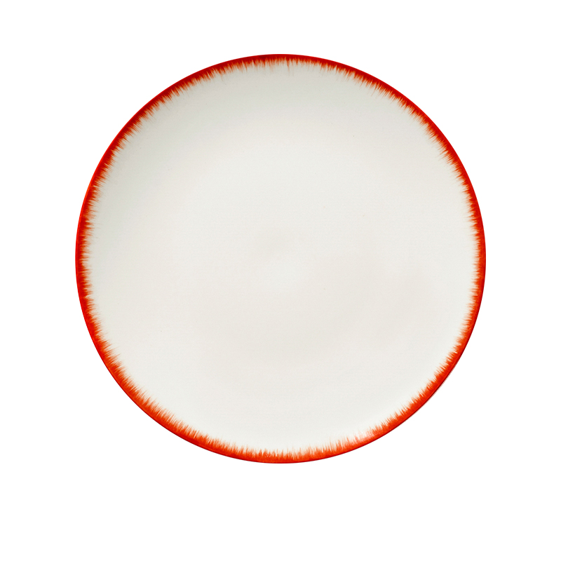 Ember Glow Red Rim Plates - Dinner Plate image