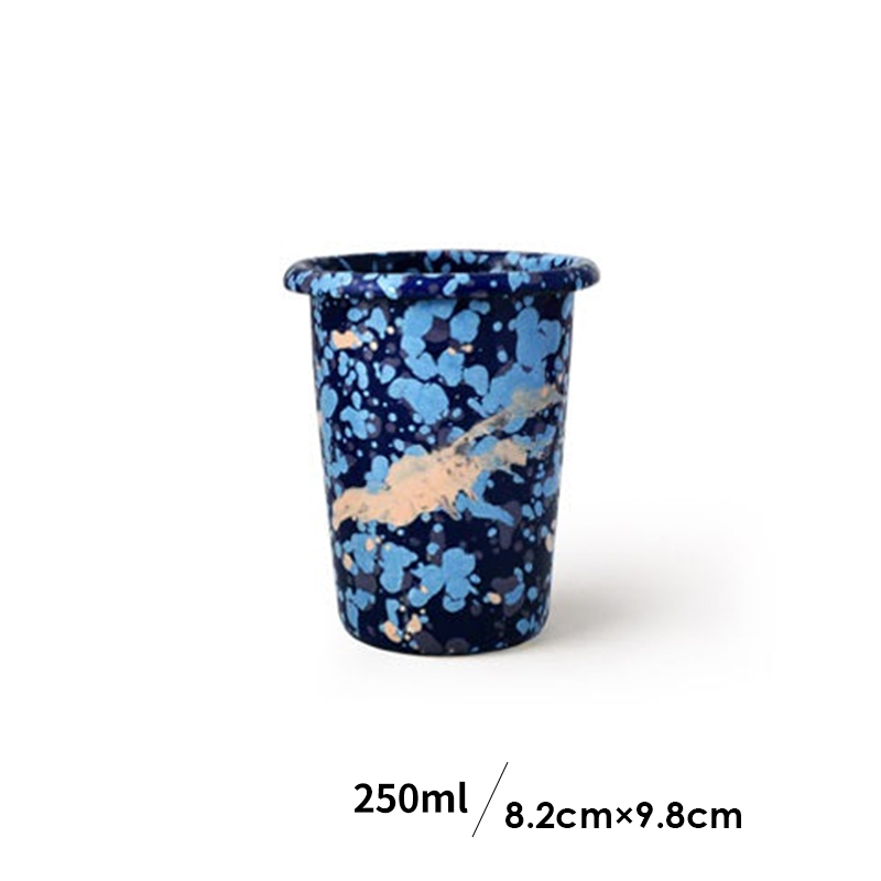 Splatter Pop Enamel Tumbler - Midnight Splash image