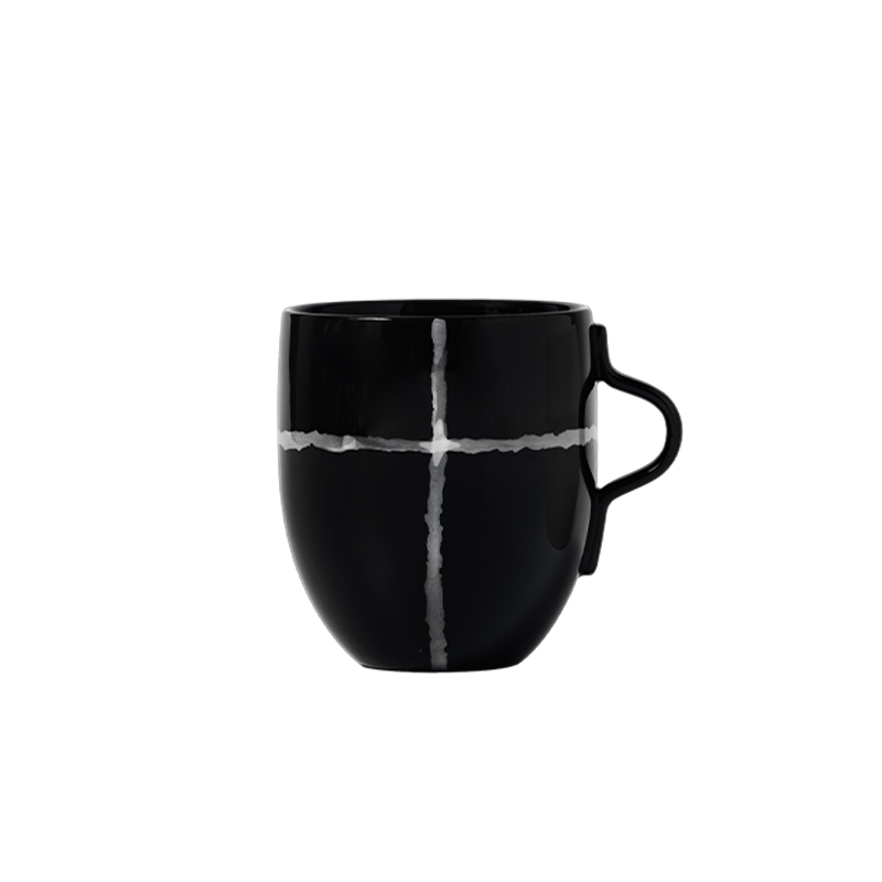 Gridlight Porcelain Mug - Ink Black image
