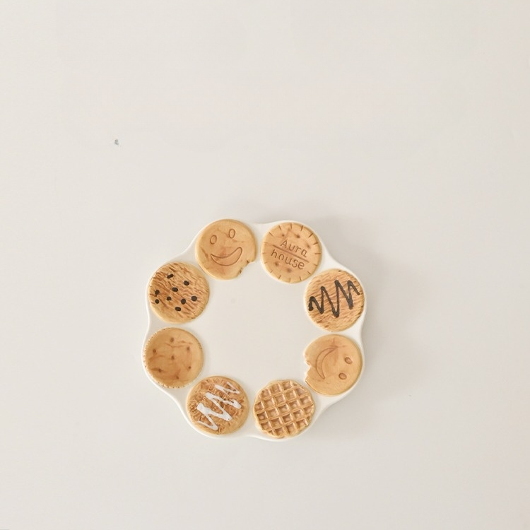 Waffle Whirl Dessert Plate - Butter Smile image