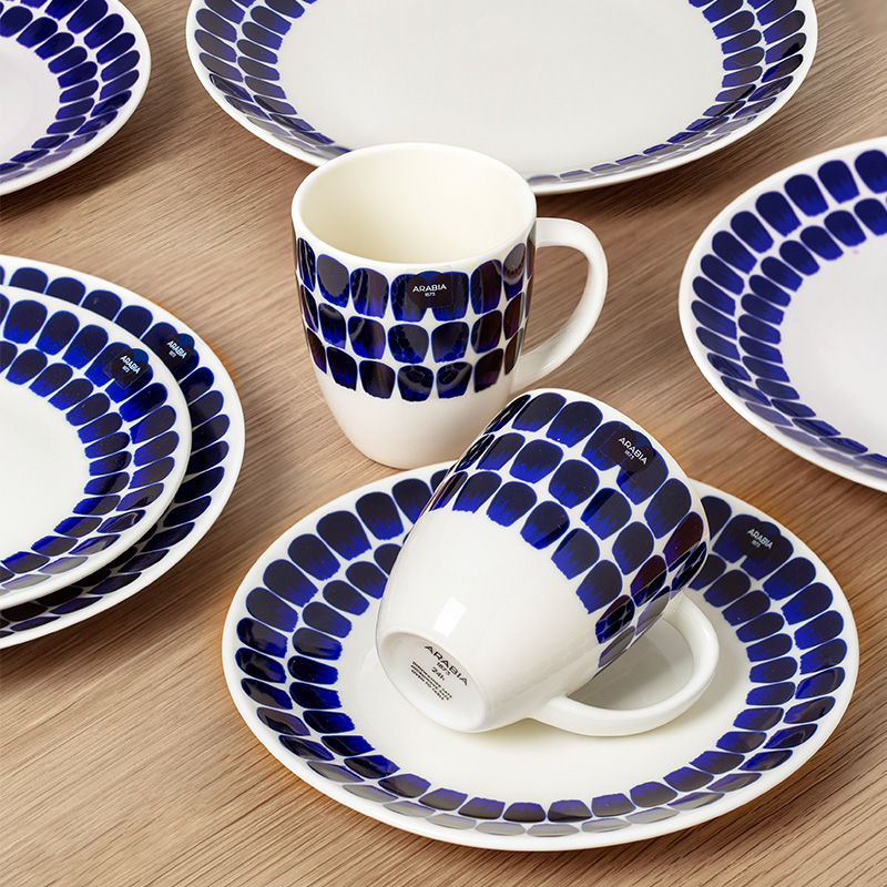 Midnight Petal Parade Ceramic Dinnerware image 1