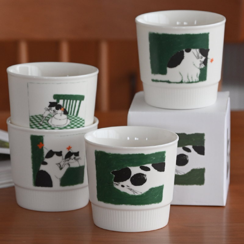 Peekaboo Cat Cup Set image 0