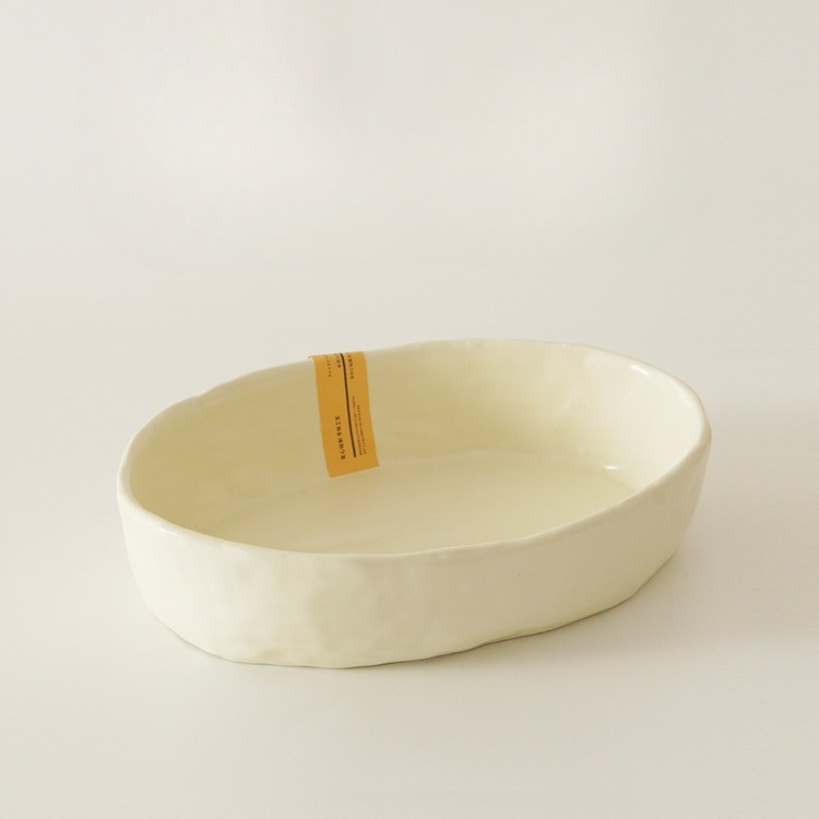 Wavy Whimsy Butter Dishes - Cream Large image