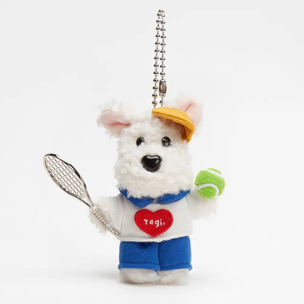 Court Buddies Plush Keychain - Blue Shorts image