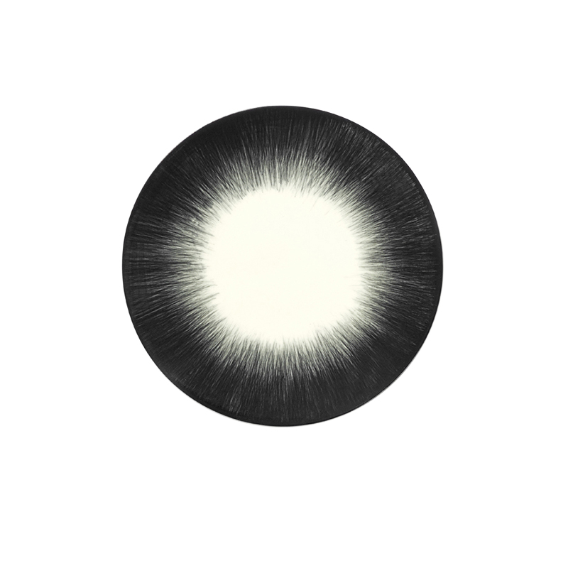 Eclipse Bloom Brushstroke Plates - Dessert Plate image