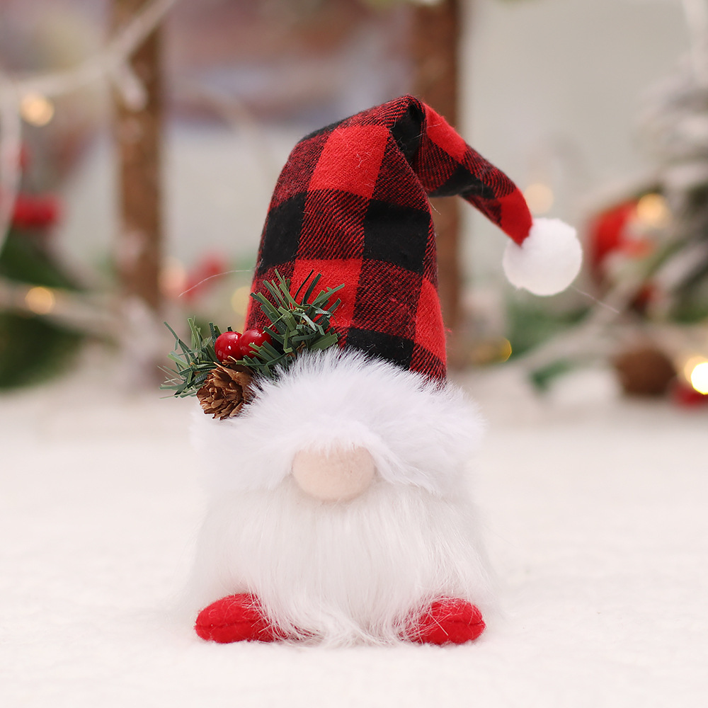 Aurora Glow Christmas Gnome Ornament