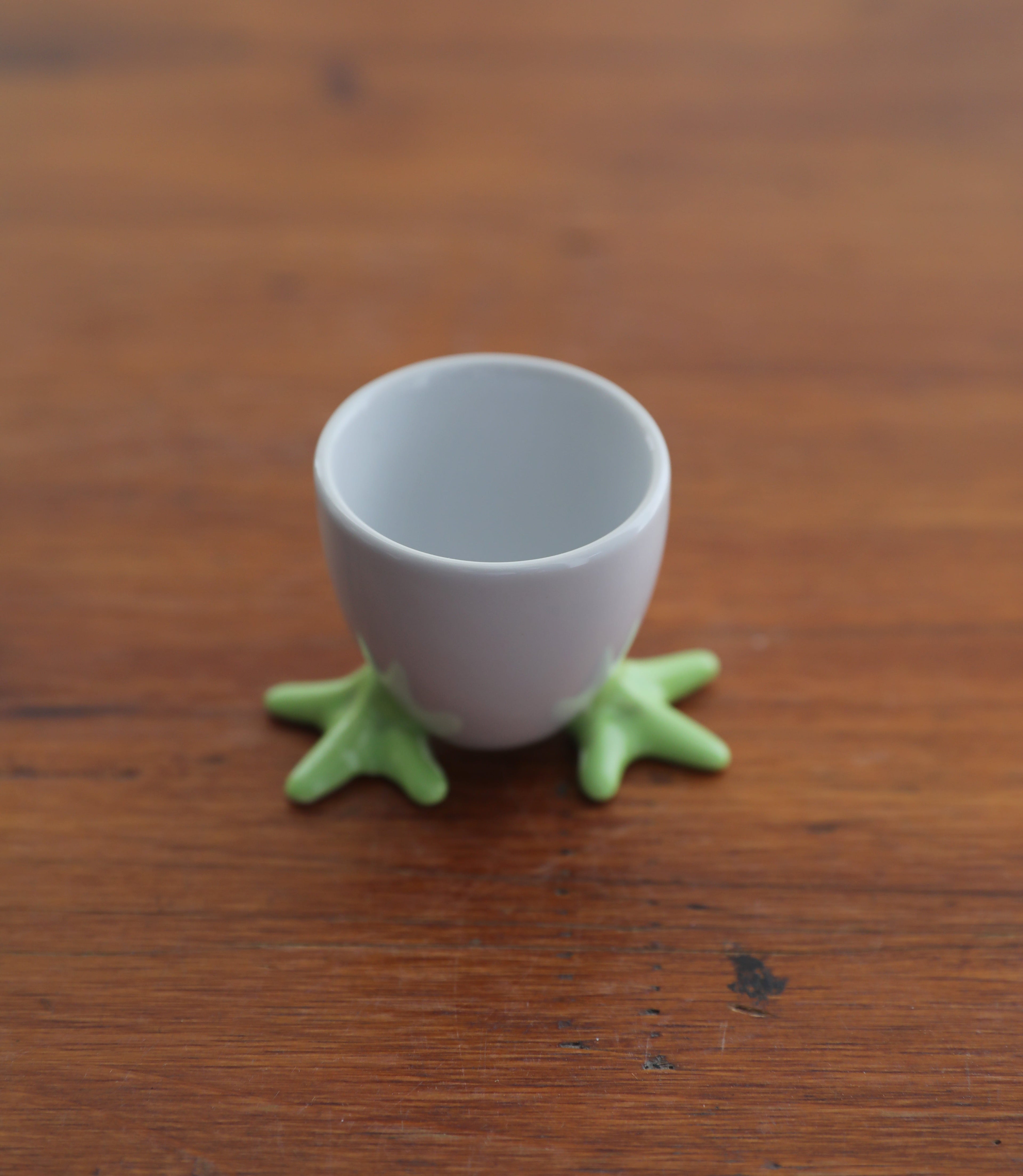 Little Chick Run Ceramic Egg Cup Pair