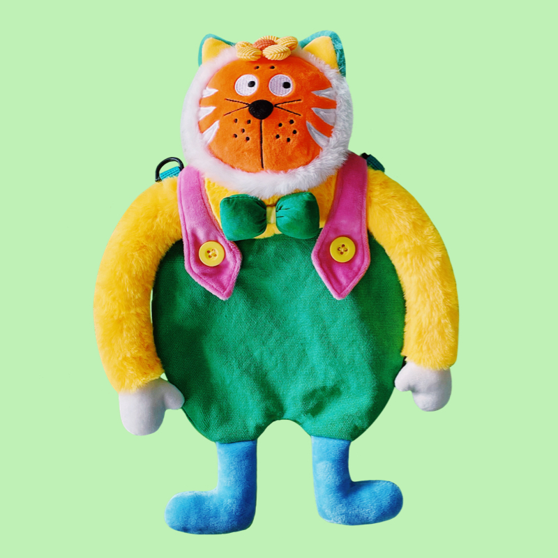 Lazy Cat Crossbody Bag