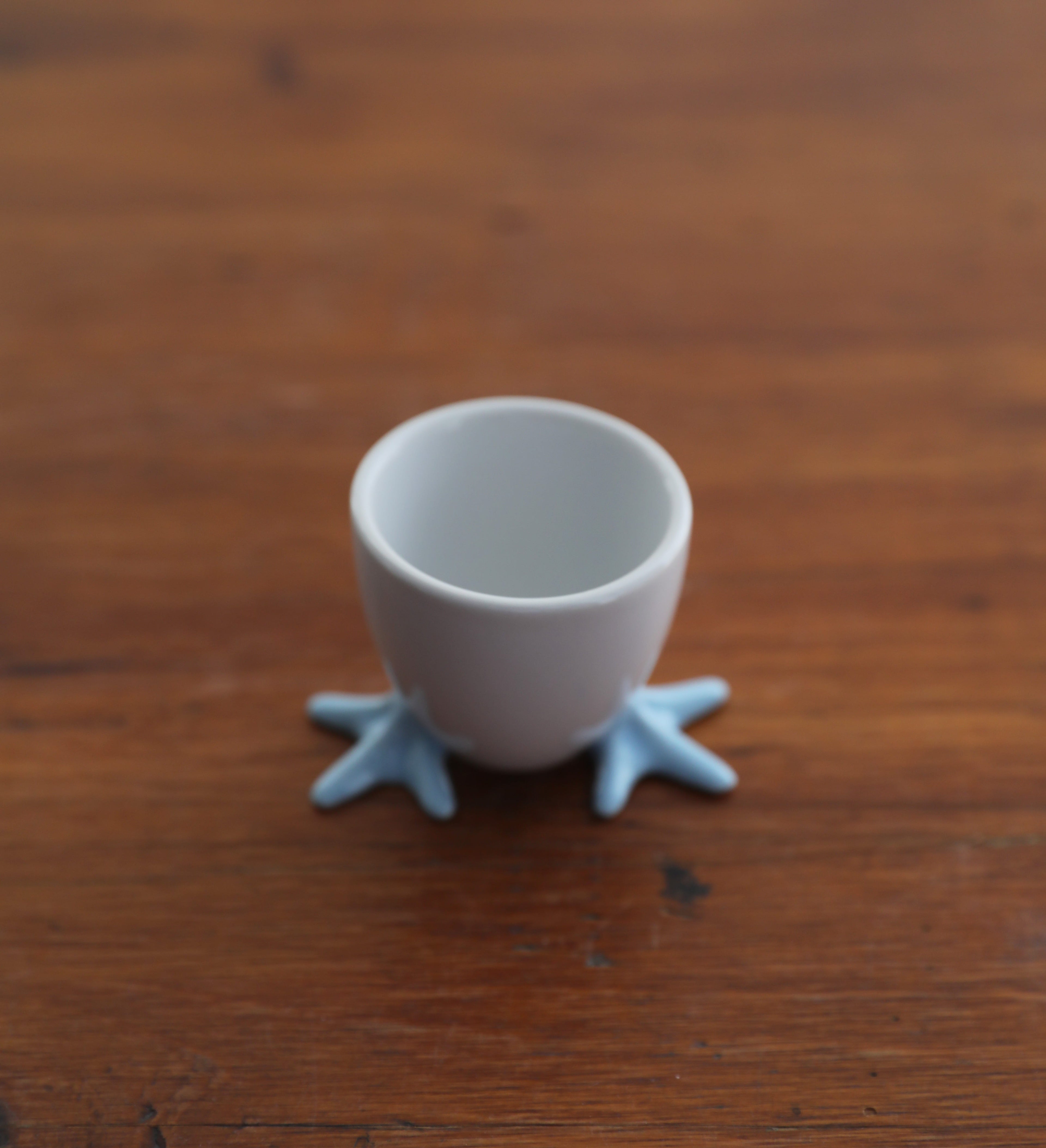 Little Chick Run Ceramic Egg Cup Pair