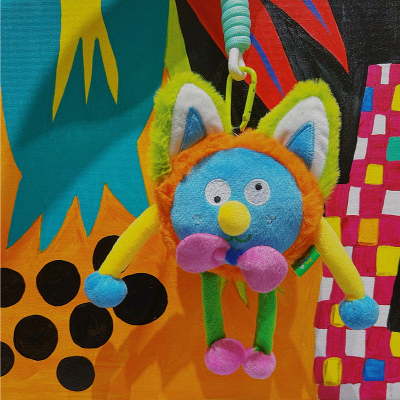 Dopamine Critter Keychain