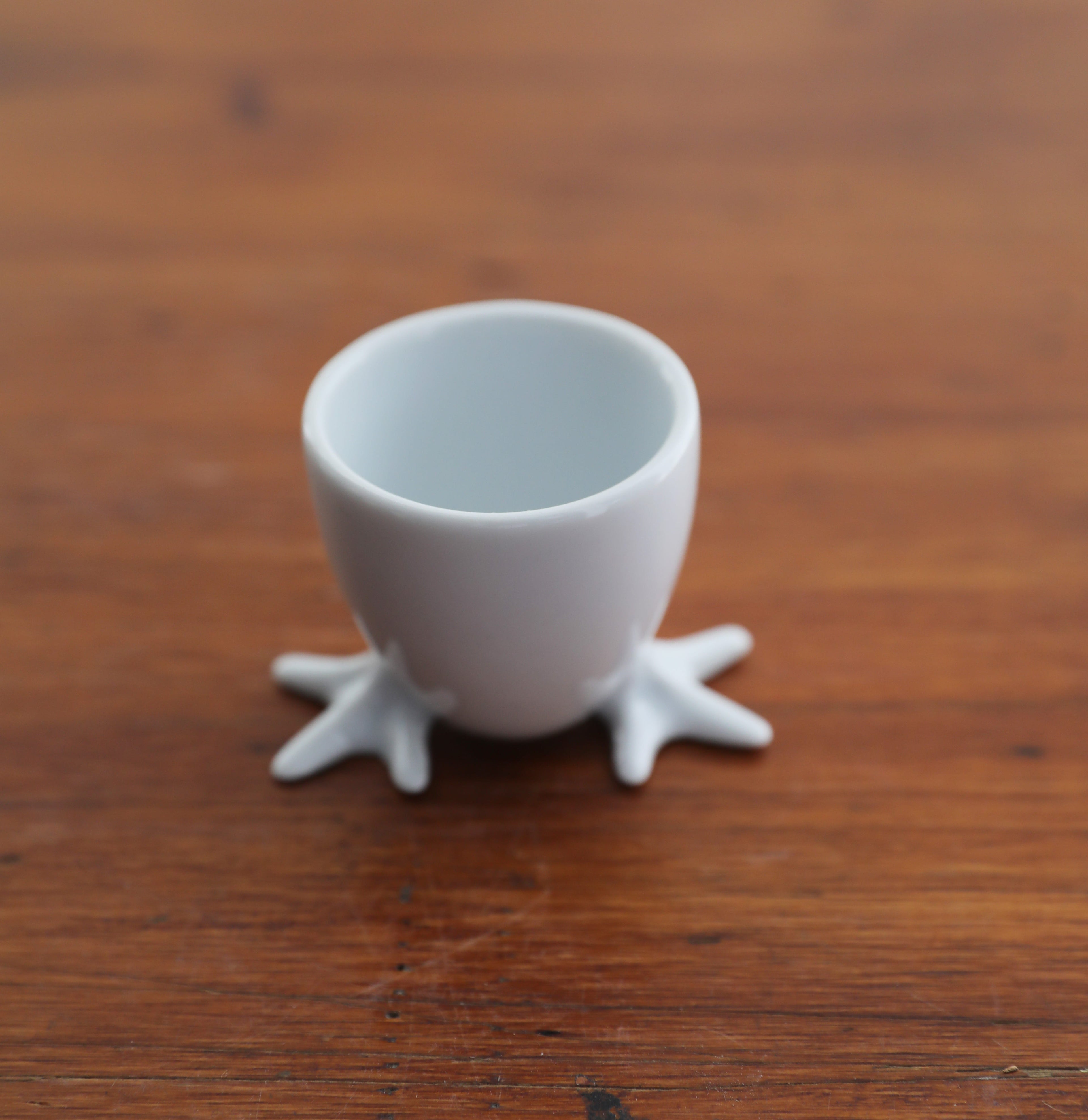 Little Chick Run Ceramic Egg Cup Pair