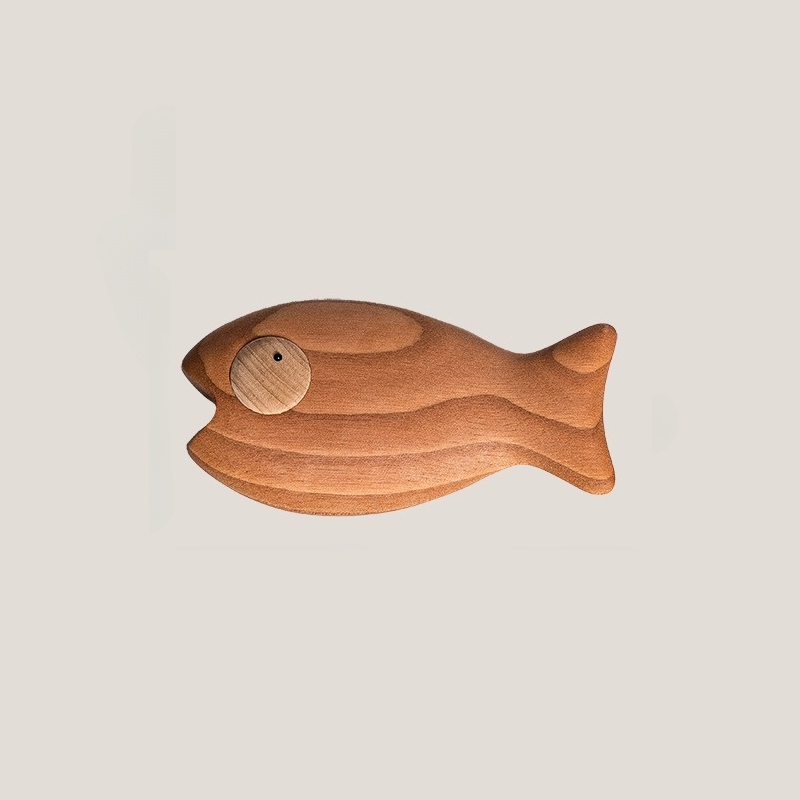Lazy Little Fish Wooden Bottle Opener & Magnet