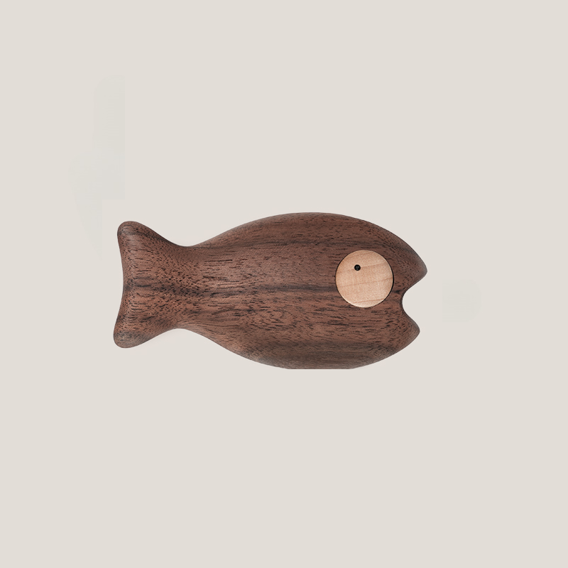 Lazy Little Fish Wooden Bottle Opener & Magnet