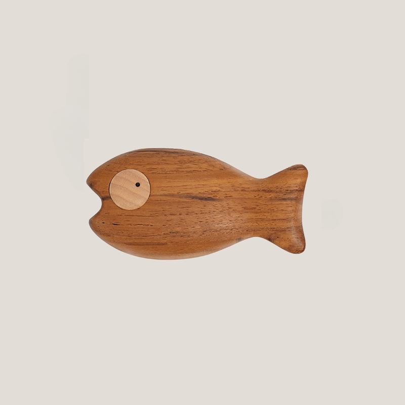Lazy Little Fish Wooden Bottle Opener & Magnet