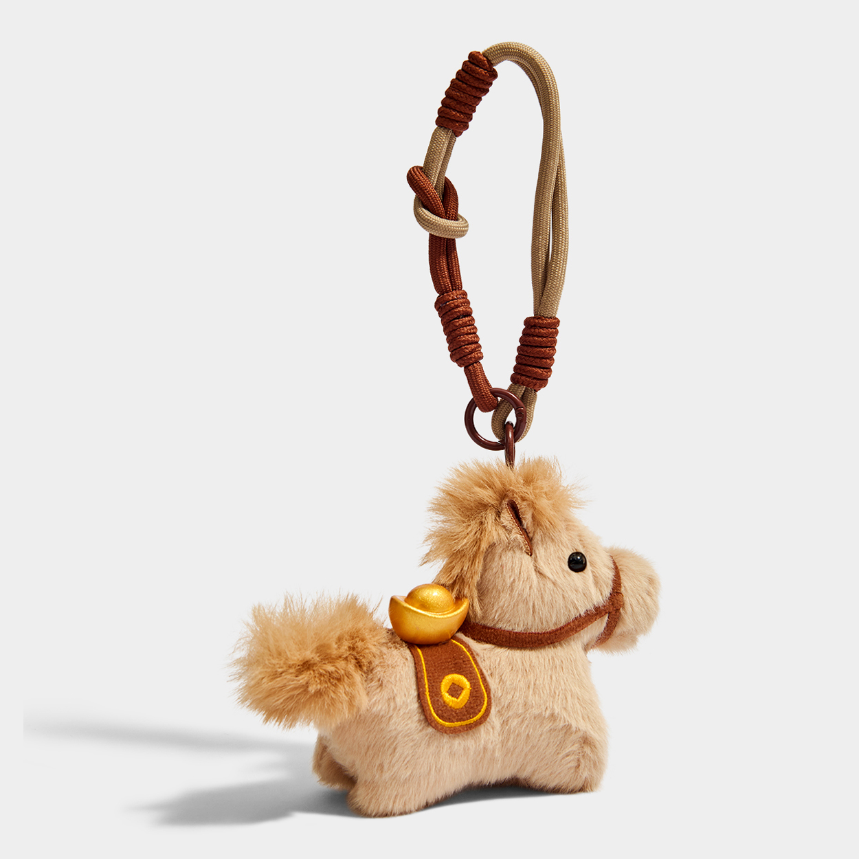 Lucky Nugget Pony Keychain