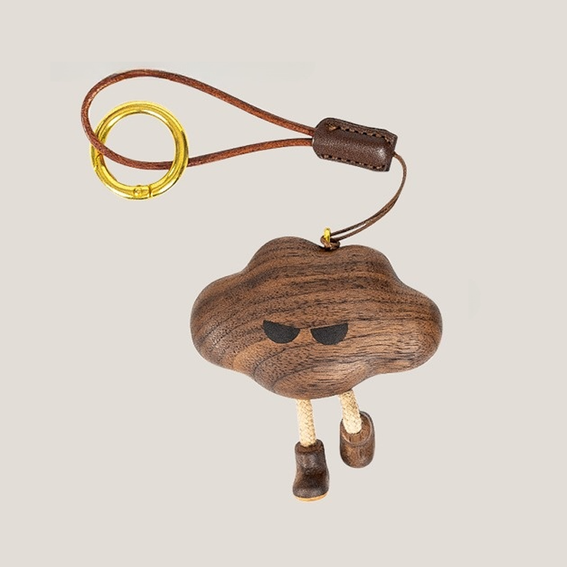 Cloud Companions – Wooden Charm Collection