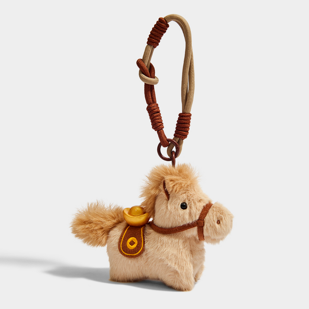 Lucky Nugget Pony Keychain