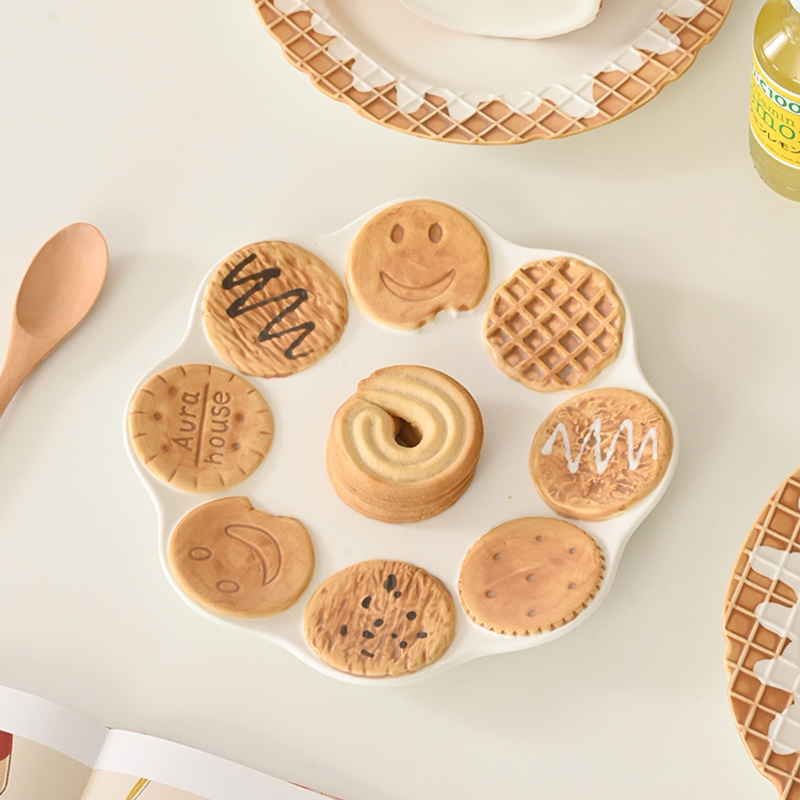 Waffle Whirl Dessert Plate image 0