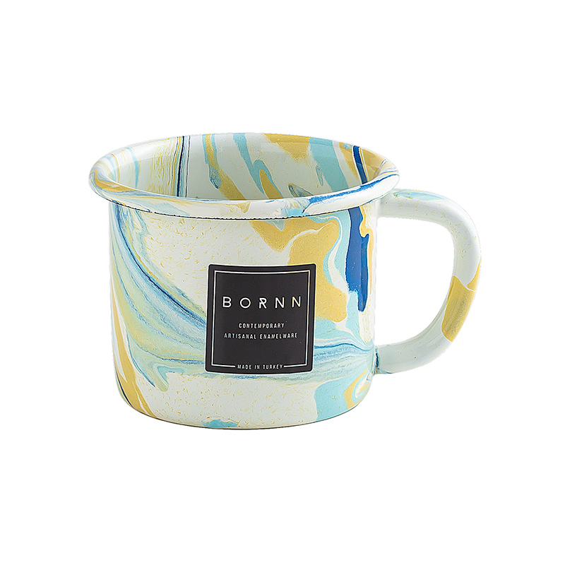 Swirly Whirly Enamel Mug - Citrus Drift image