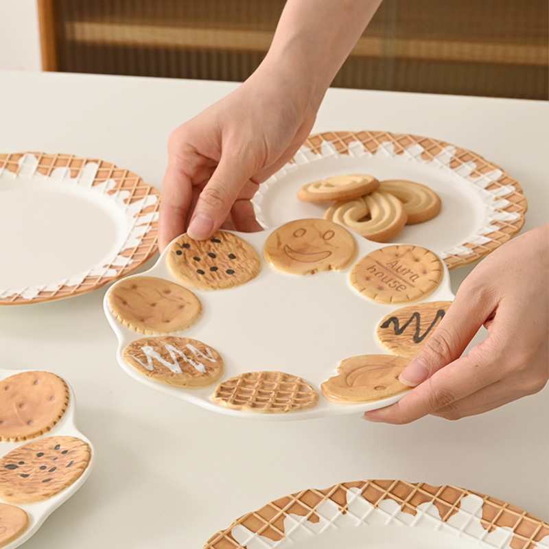 Waffle Whirl Dessert Plate image 1