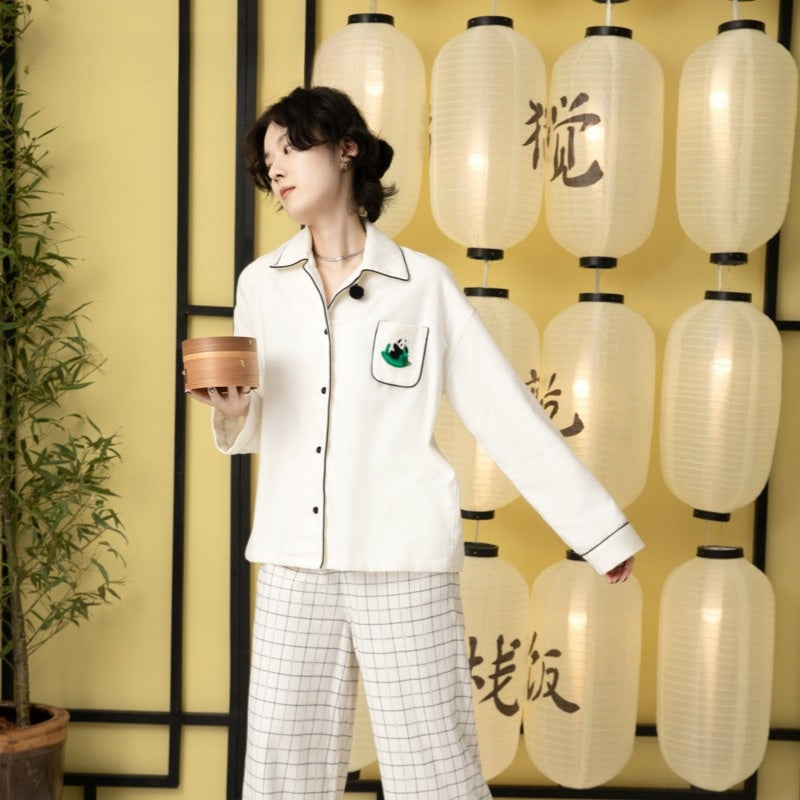 Panda Puff Cozy Pajama Set image 1
