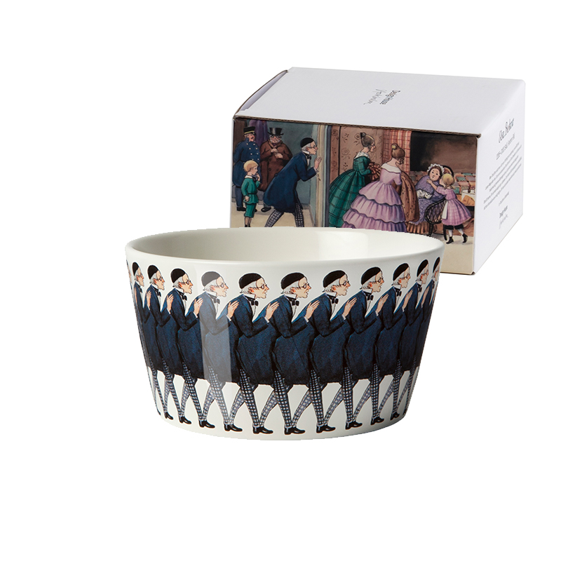 Dancing Daydream Porcelain Bowl - Blue Uncle March image