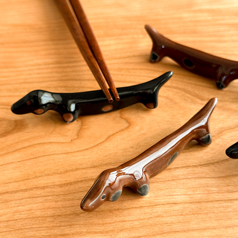 Sausage Duo Chopstick Rests image 1