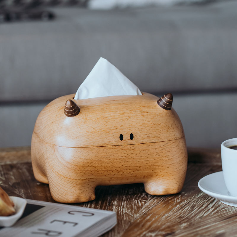 Lil’ Lumberbeast Tissue Buddy - Moon Birch image