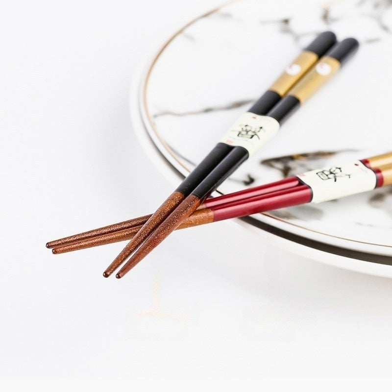 Golden Neko Chopsticks image 3