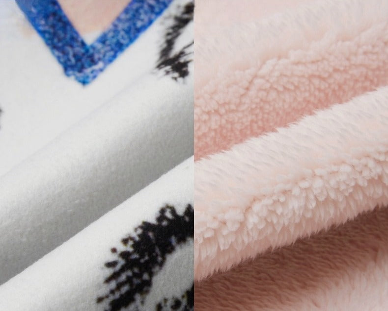 Snuggle Script Art Blanket image 2