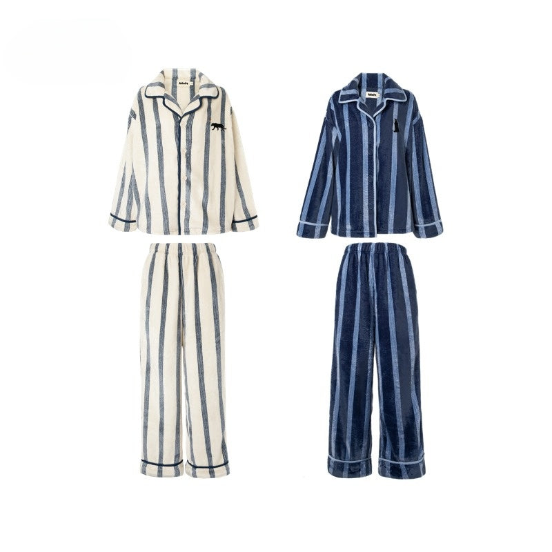 Panther Stride Striped Pajama Set image 4