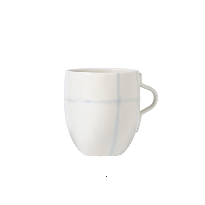Gridlight Porcelain Mug - Cloud White image