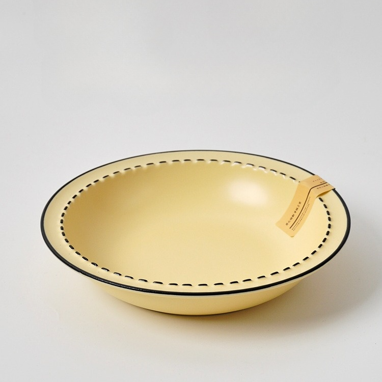 Cheddar Doodle Dish Set - Deep Round image