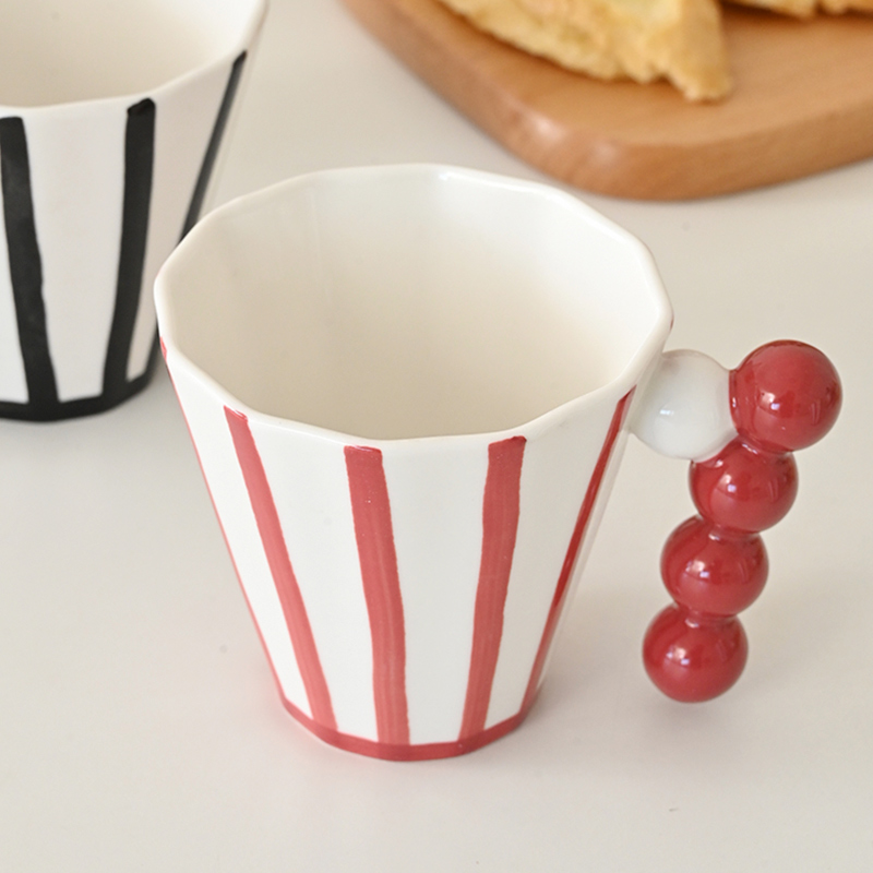 Bubble Stripe Mug - Red Pop image