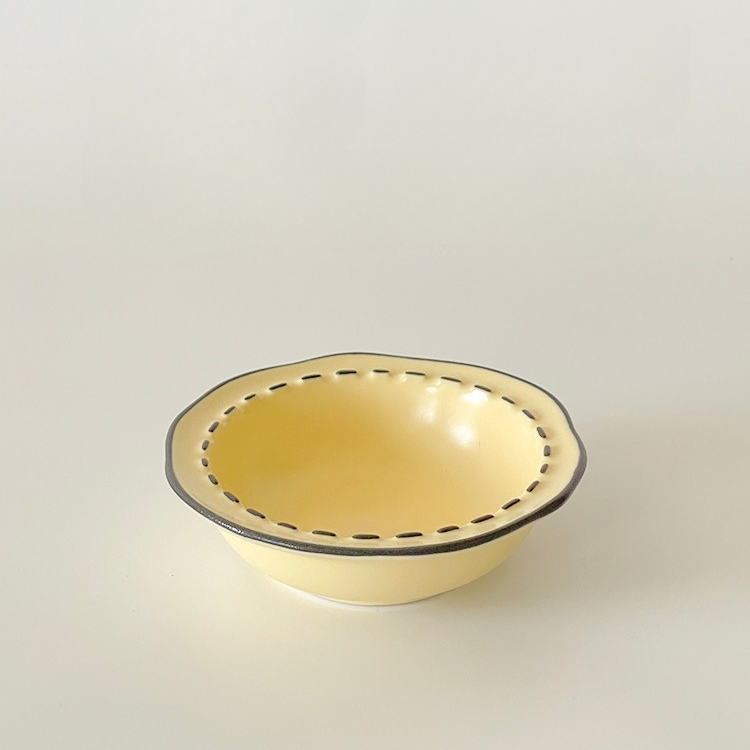 Cheddar Doodle Dish Set - Lil' Dot image