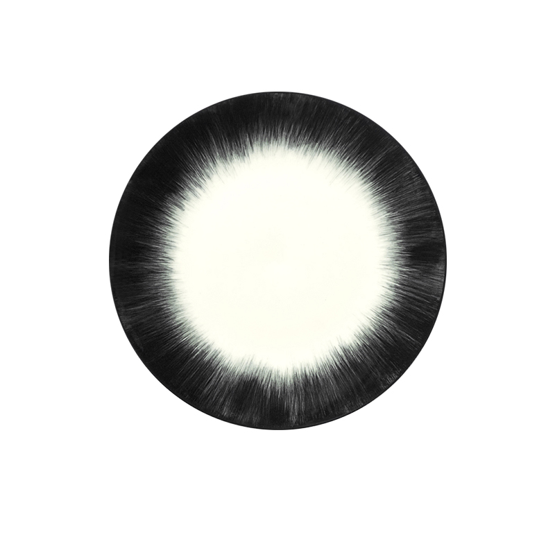 Eclipse Bloom Brushstroke Plates - Breakfast Plate image