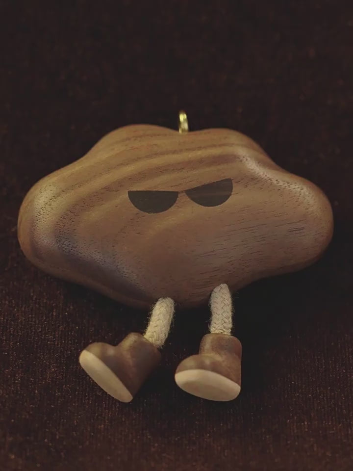 Cloud Companions – Wooden Charm Collection