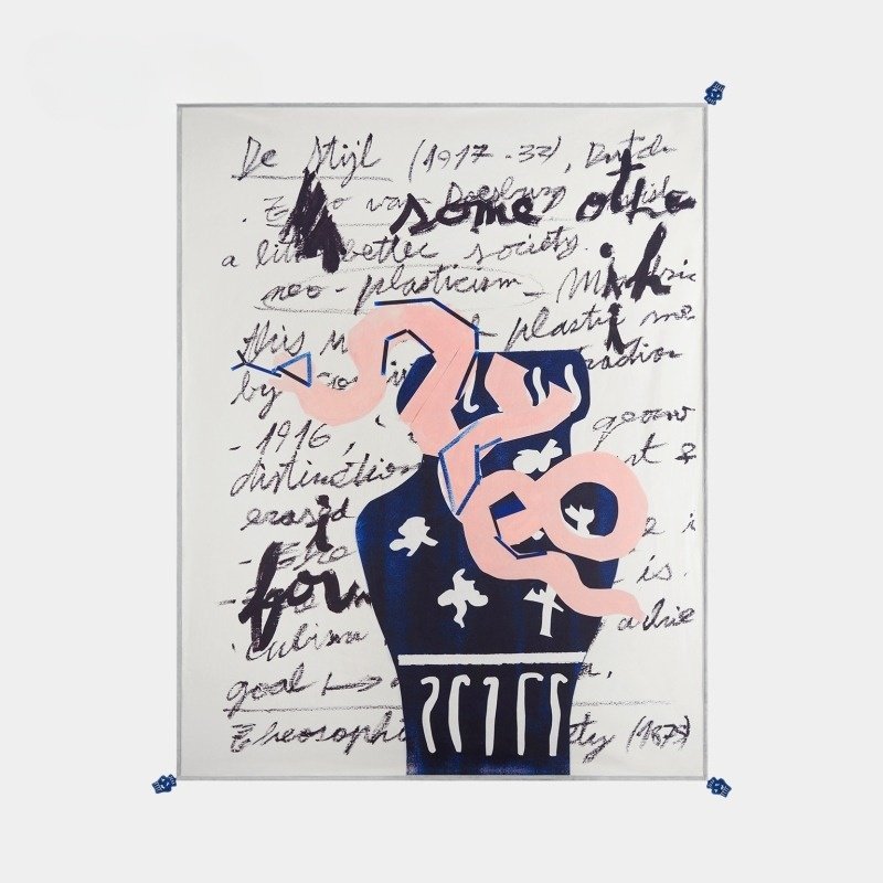 Snuggle Script Art Blanket - Image 2