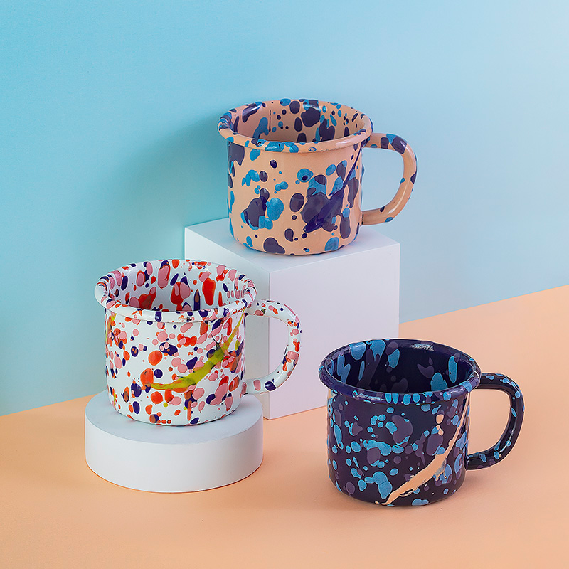 Splatter Pop Enamel Mug - Image 2
