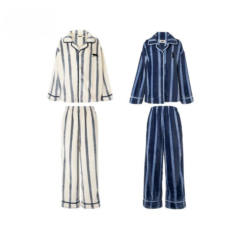 Panther Stride Striped Pajama Set - Image 5
